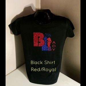 Plus Size Boss Lady Glitter T-Shirt